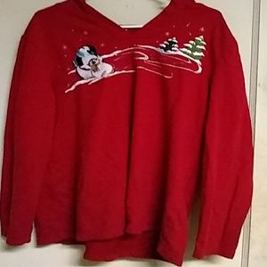 Xmas red hoodie